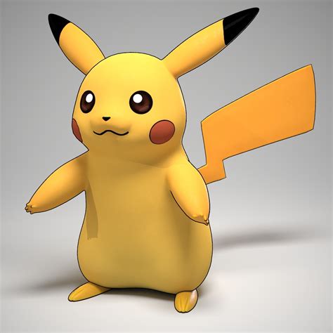 3d model pikachu